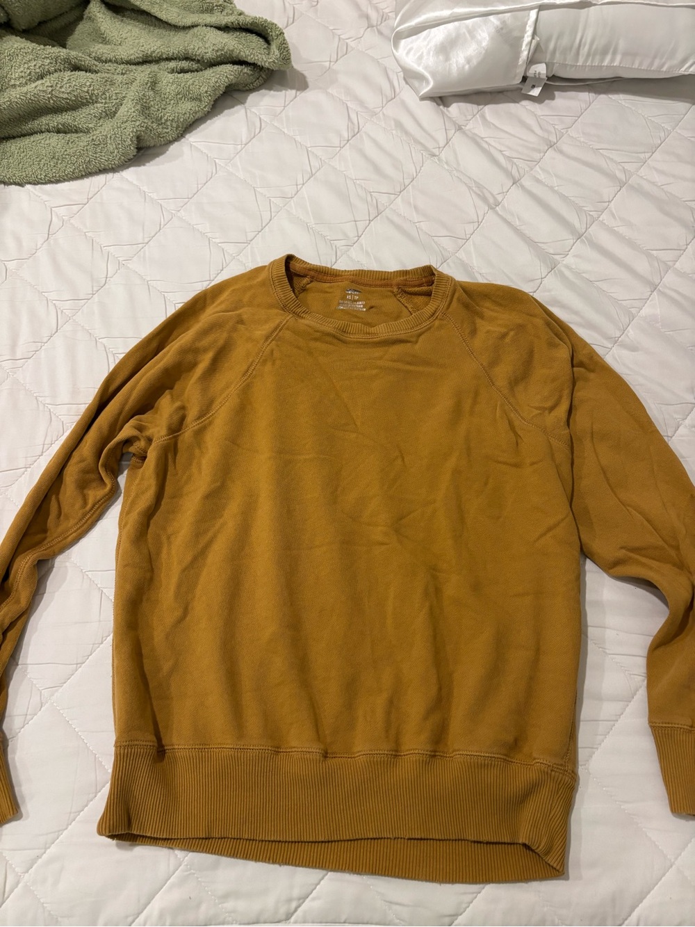 Aerie Mustard Yellow Crewneck Sweatshirt – Size XS